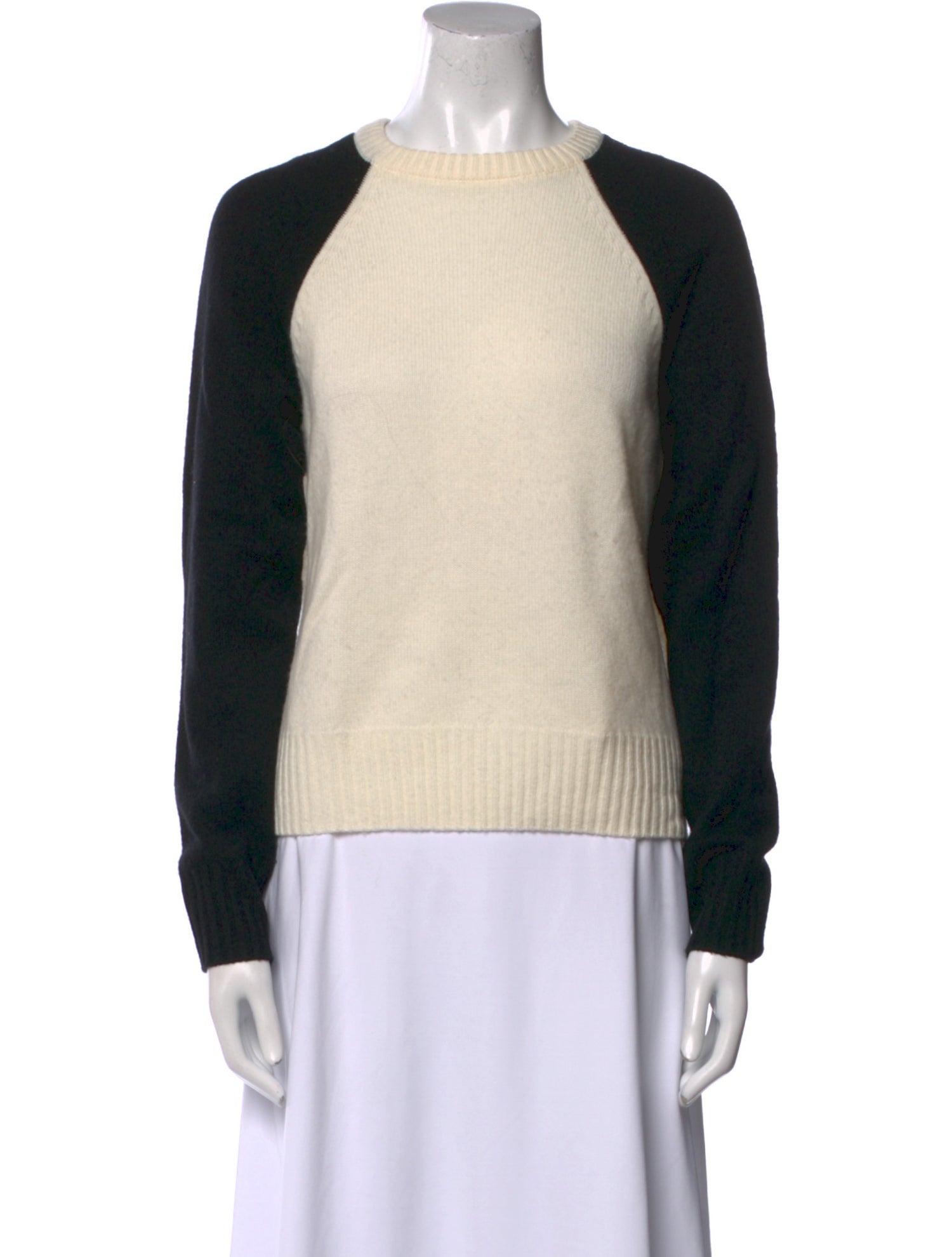 Solid & Striped Wool Colorblock Pattern Sweater