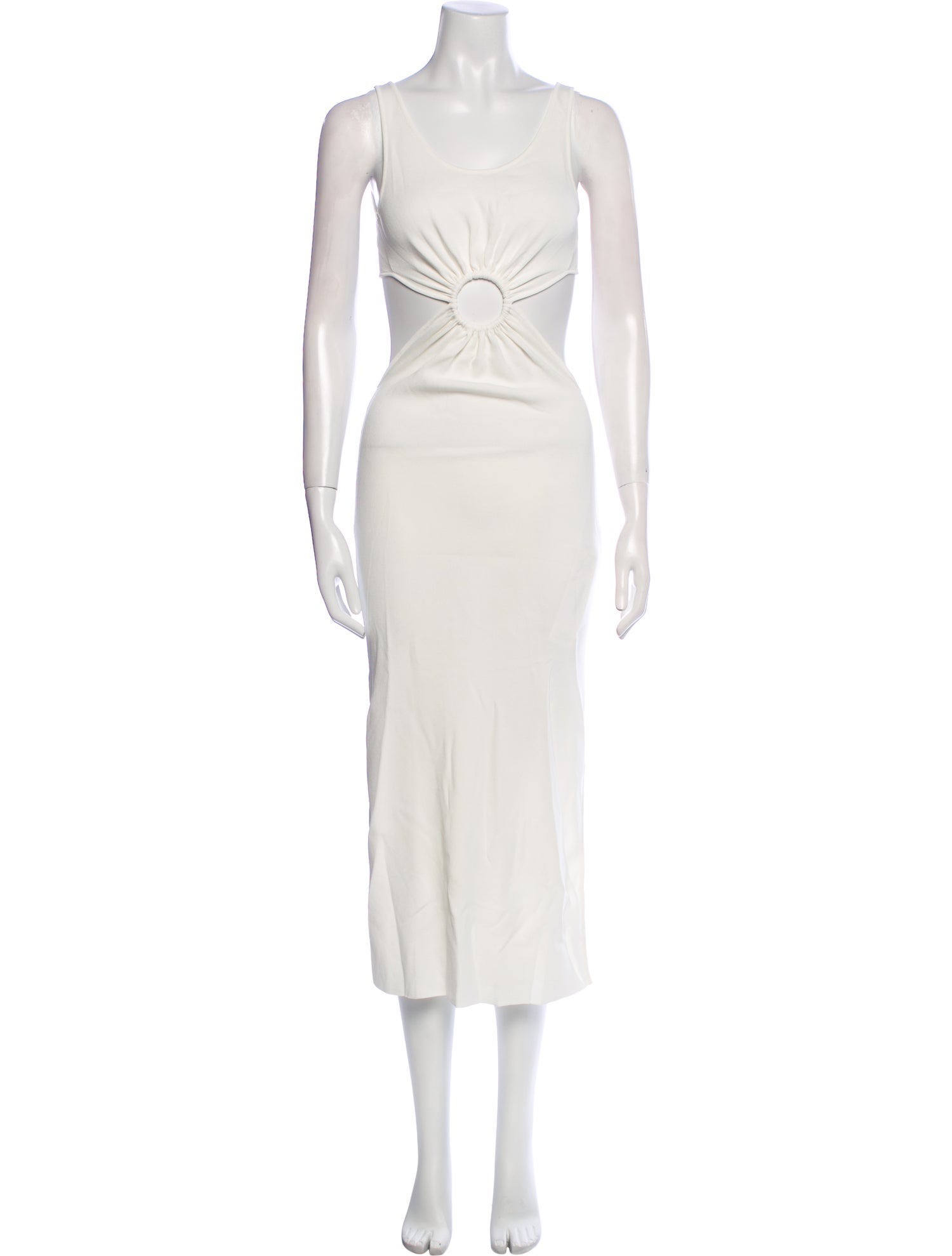 Solid & Striped Scoop Neck Long Dress