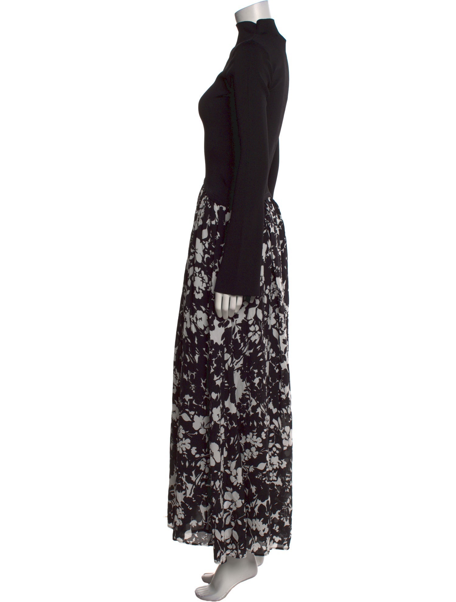 Solid & Striped Floral Print Long Dress w/ Tags