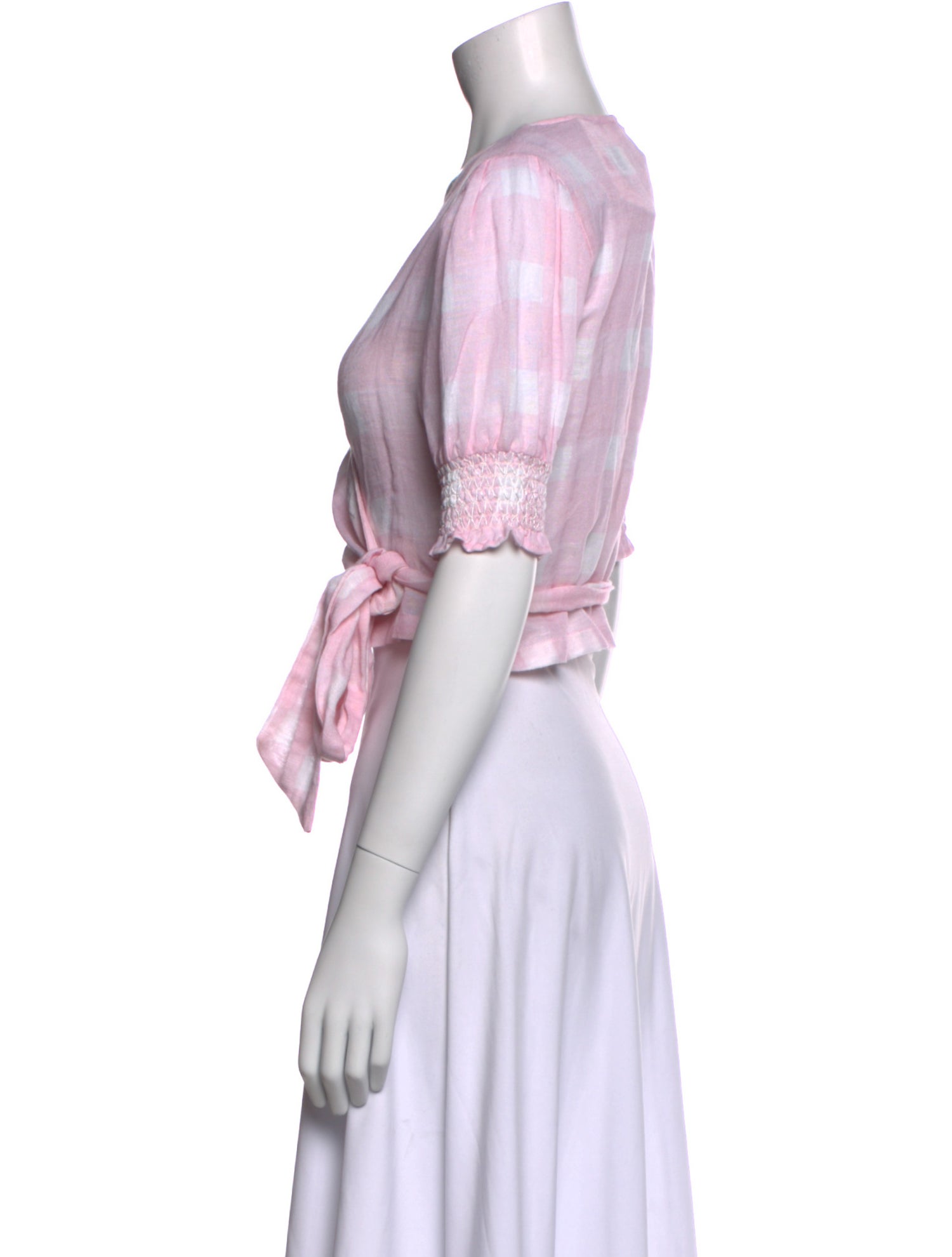 Solid & Striped Striped V-Neck Crop Top w/ Tags