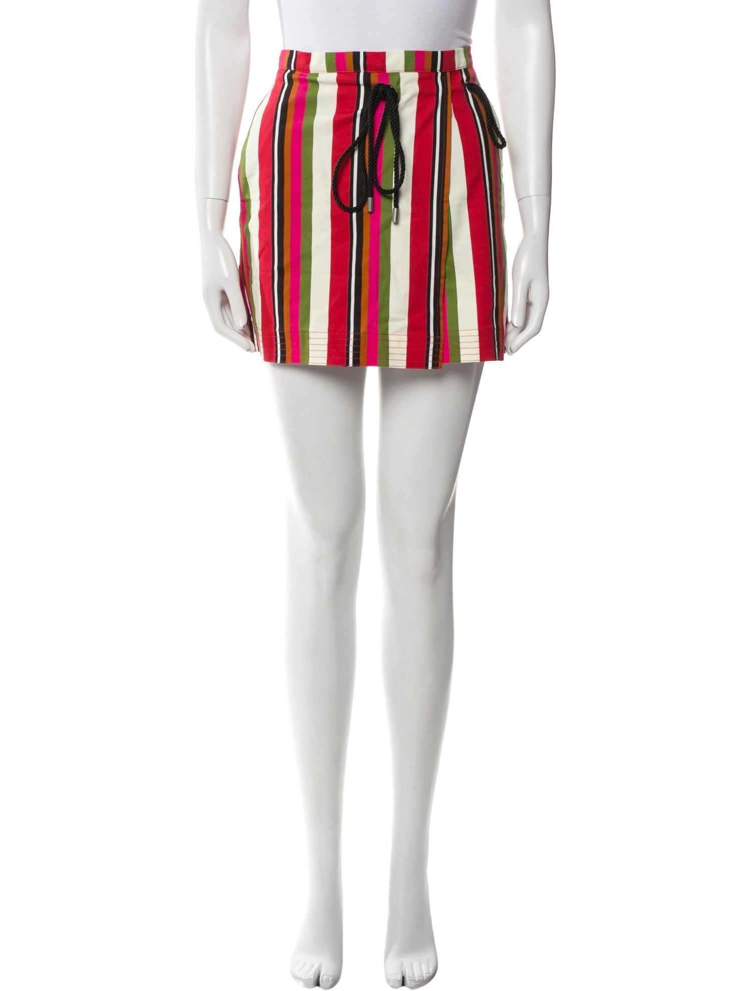 Solid & Striped Striped Mini Skirt