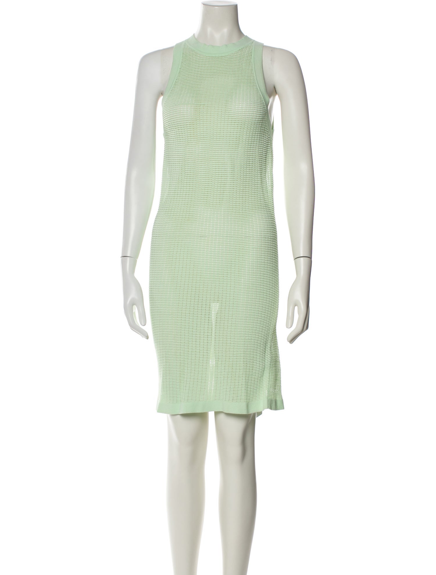 Solid & Striped Crew Neck Mini Dress