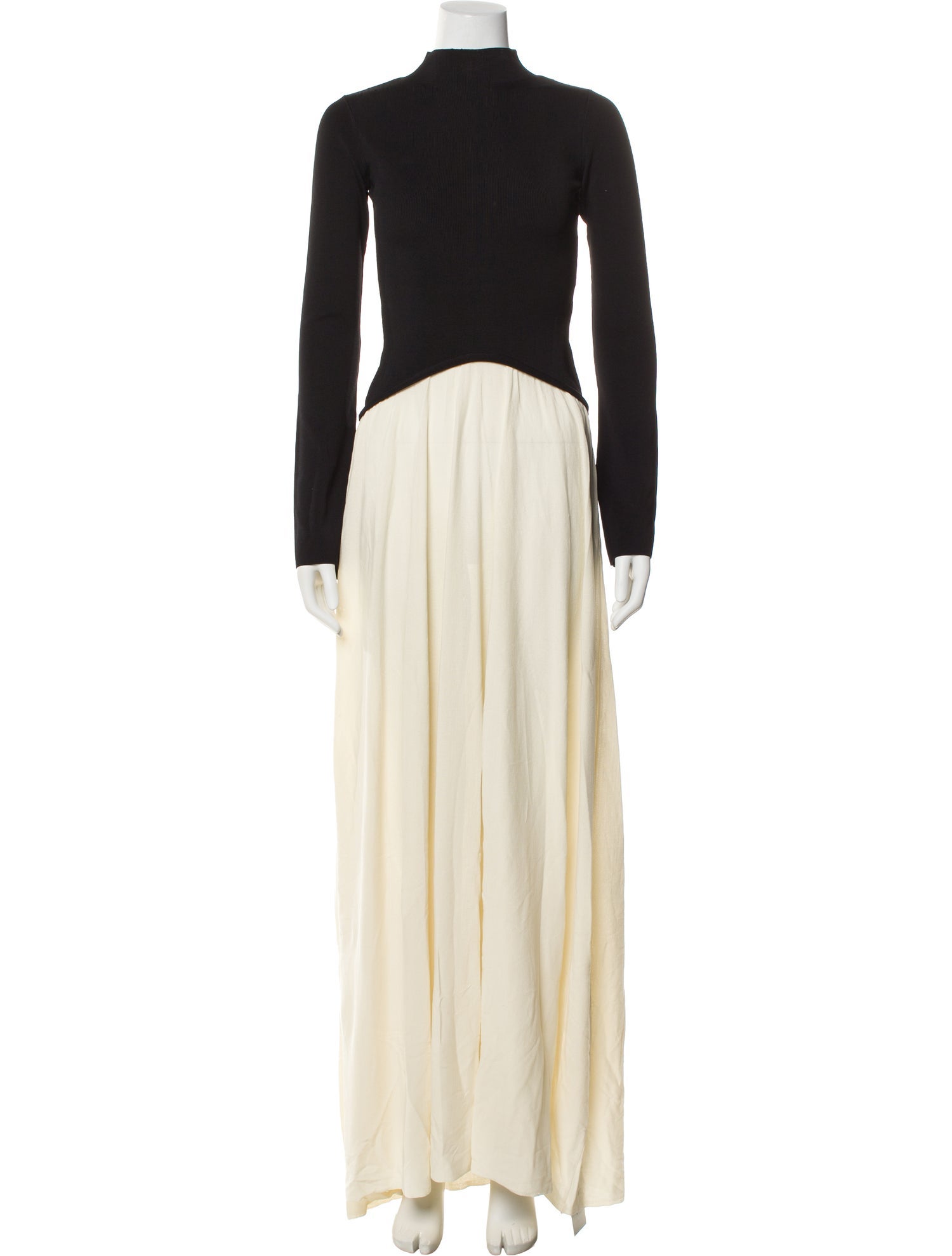 Solid & Striped Turtleneck Long Dress w/ Tags