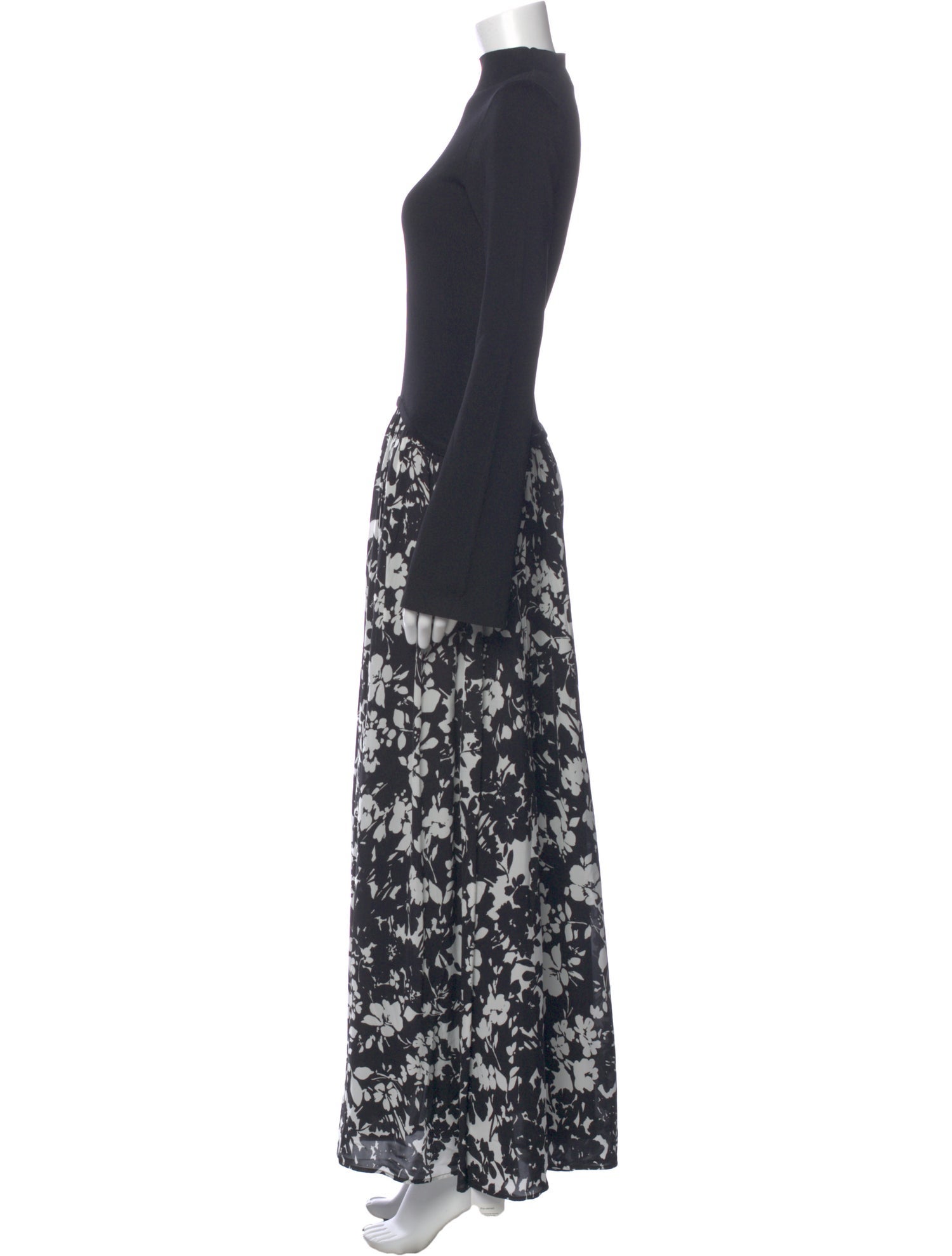 Solid & Striped Floral Print Long Dress w/ Tags