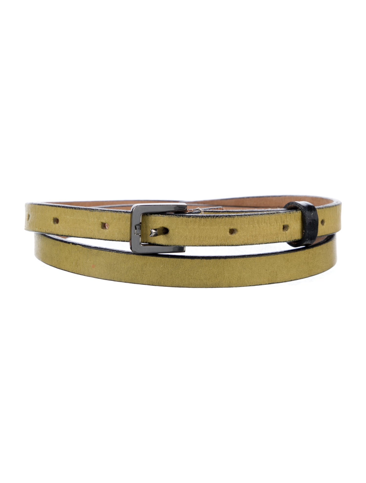 Meredith Wendell Skinny Leather Belt