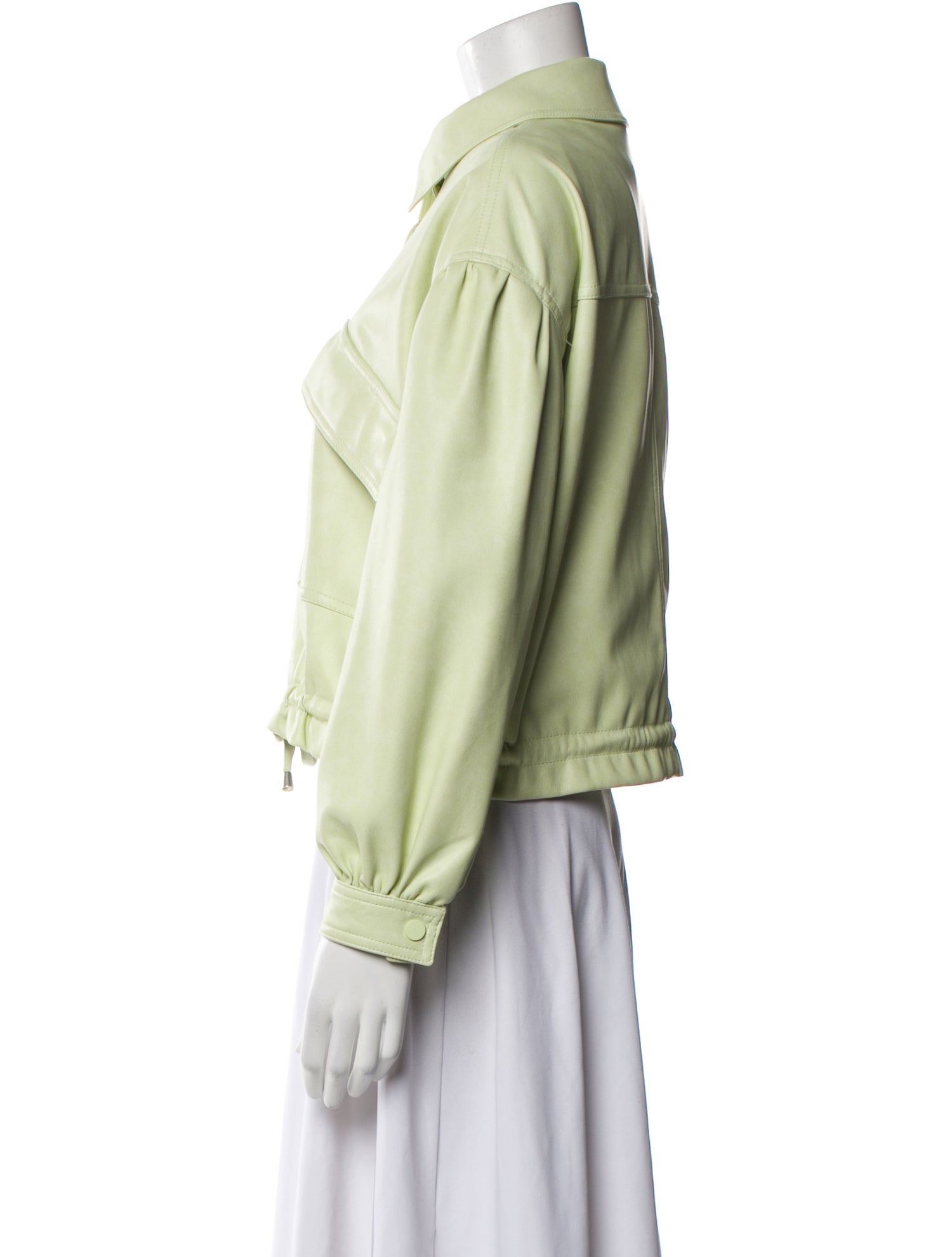 7 for all Mankind Leather Denim Jacket