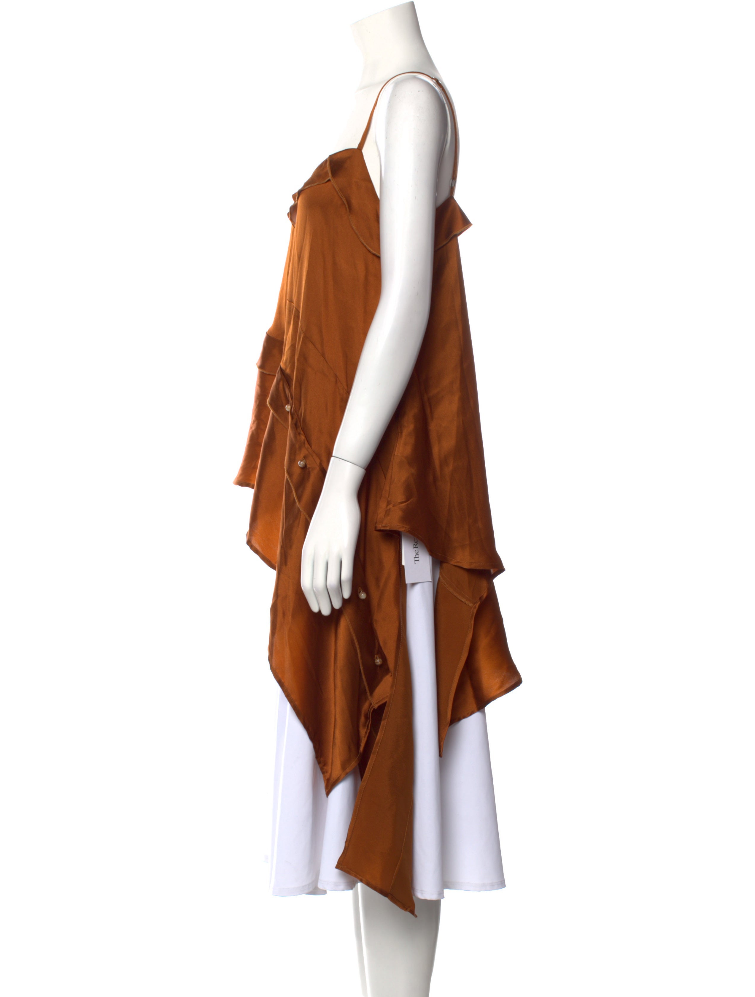 palmer//harding Square Neckline Sleeveless Top