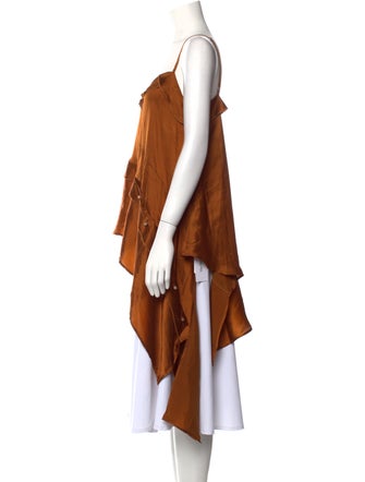 palmer//harding Square Neckline Sleeveless Top