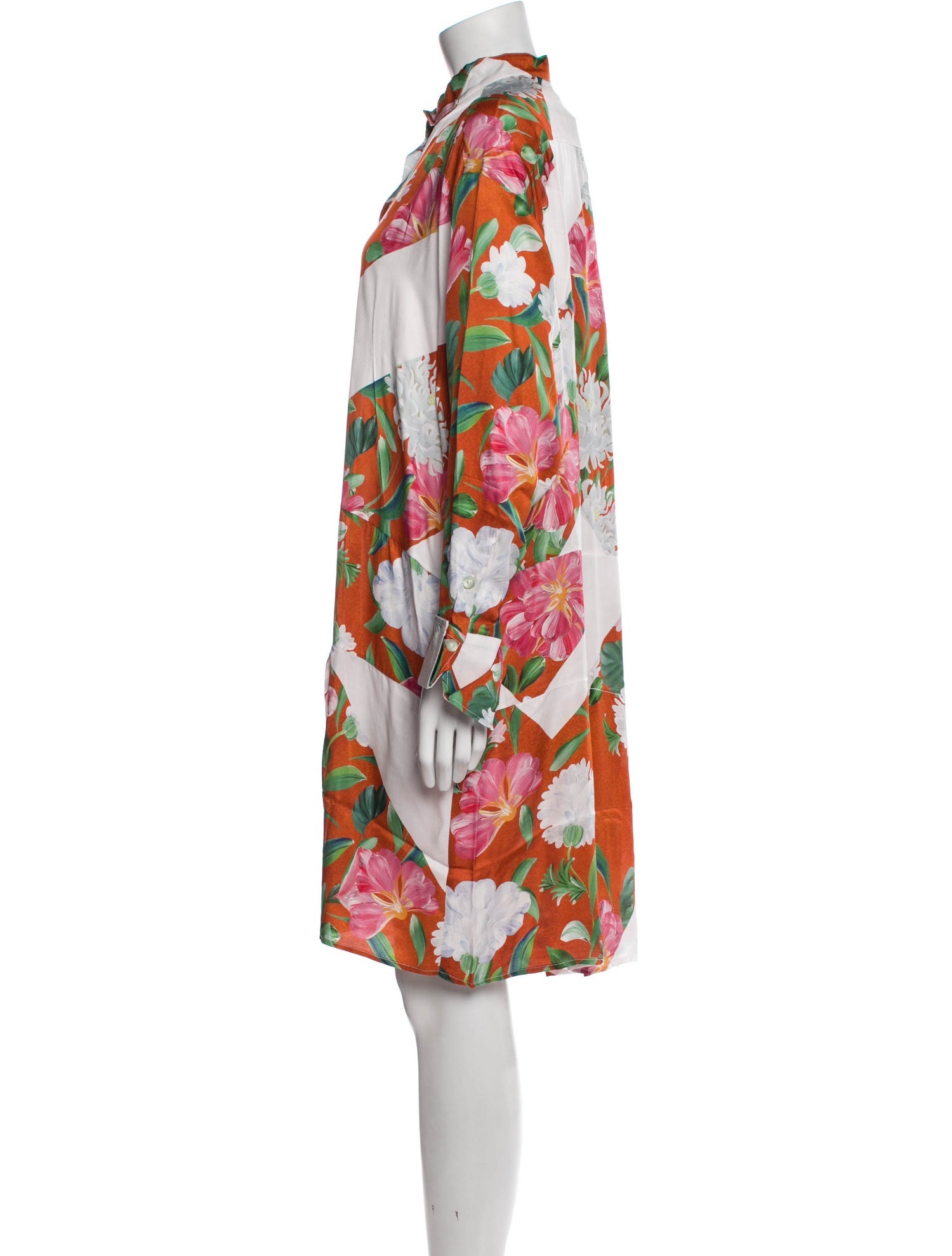 palmer//harding Floral Print Knee-Length Dress