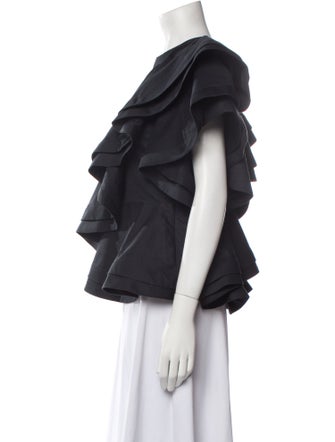 palmer//harding Crew Neck Short Sleeve Blouse