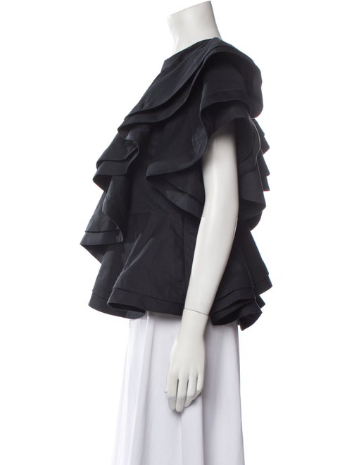 palmer//harding Crew Neck Short Sleeve Blouse