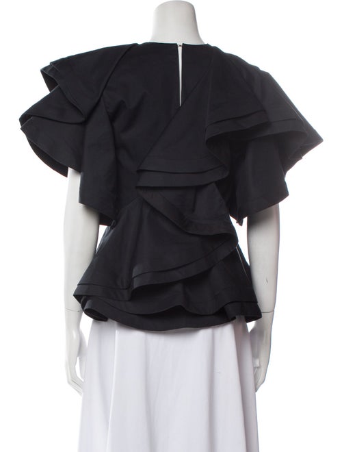 palmer//harding Crew Neck Short Sleeve Blouse