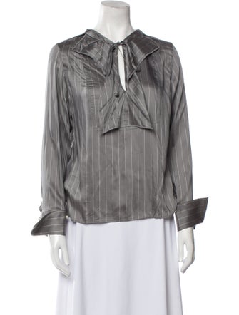 palmer//harding V-Neck Long Sleeve Blouse