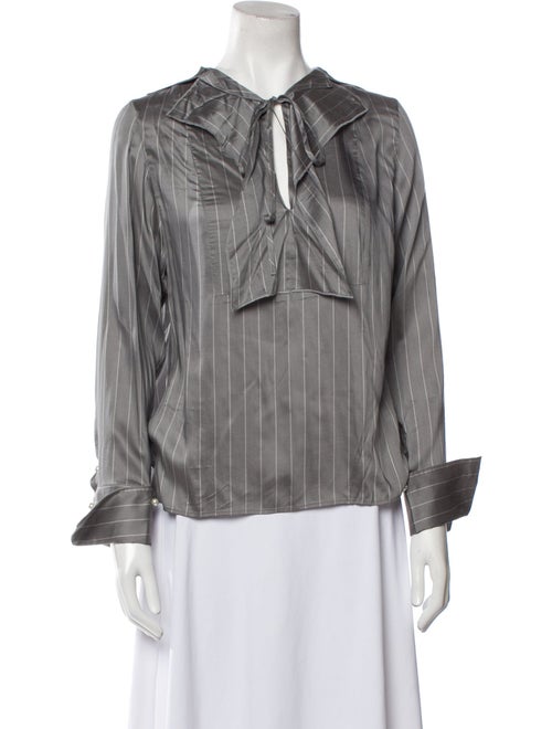 palmer//harding V-Neck Long Sleeve Blouse