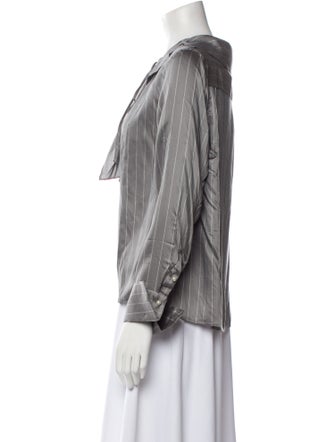 palmer//harding V-Neck Long Sleeve Blouse