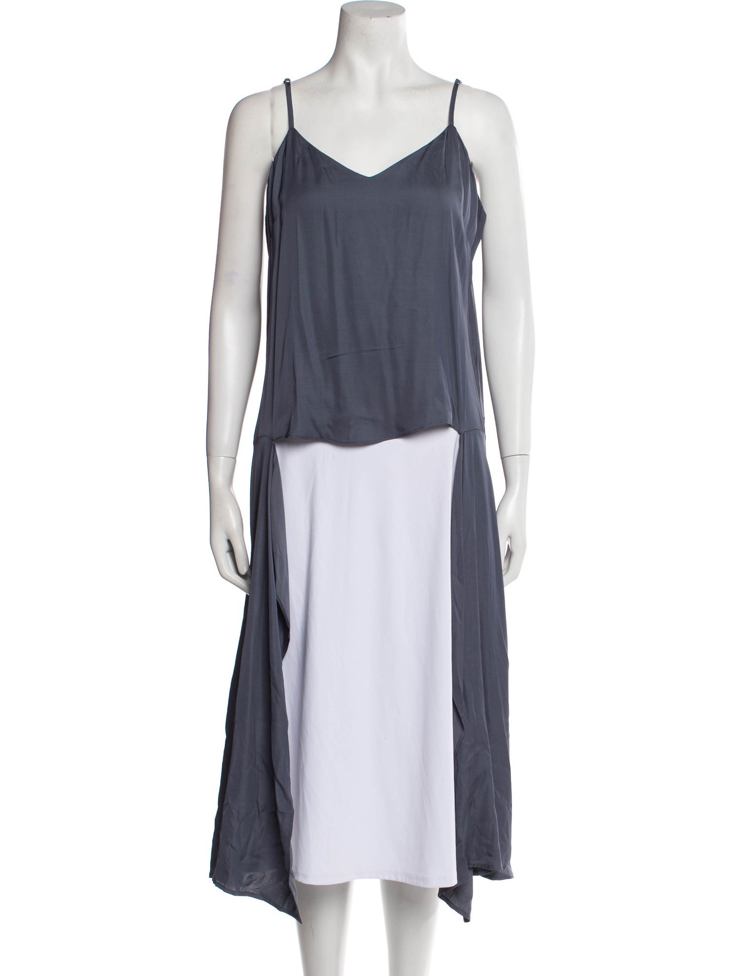 palmer//harding V-Neck Sleeveless Crop Top