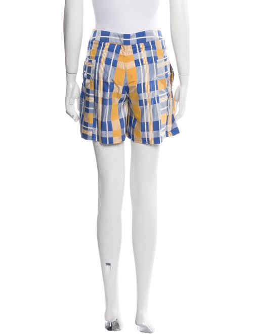 palmer//harding Plaid Print Mini Shorts