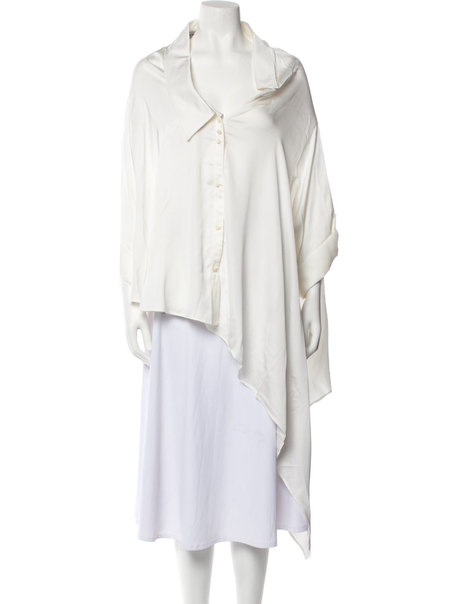 palmer//harding Three-Quarter Sleeve Button-Up Top