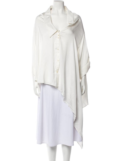 palmer//harding Three-Quarter Sleeve Button-Up Top