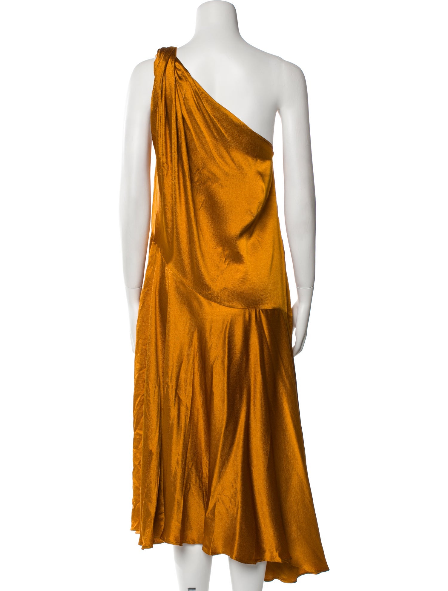 palmer//harding One-Shoulder Midi Length Dress