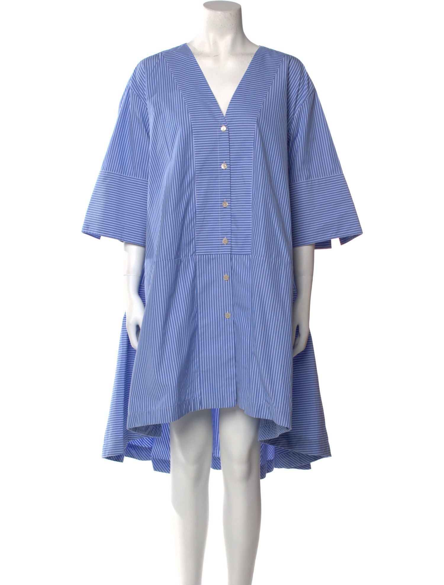 palmer//harding Striped Midi Length Dress