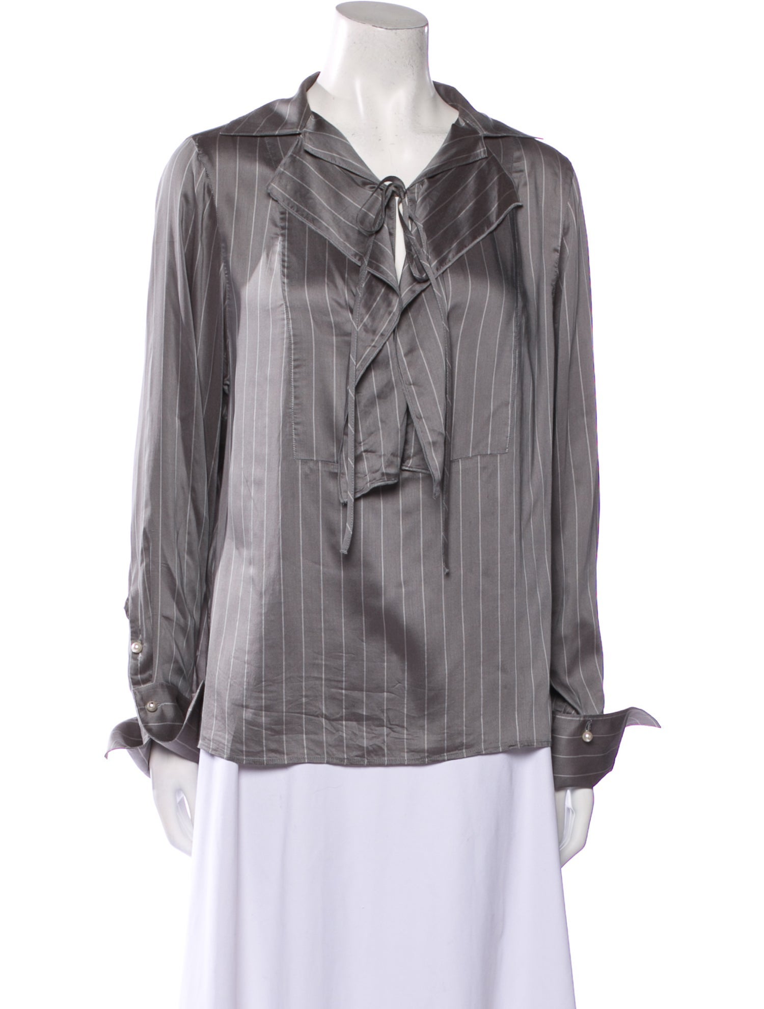 palmer//harding V-Neck Long Sleeve Blouse