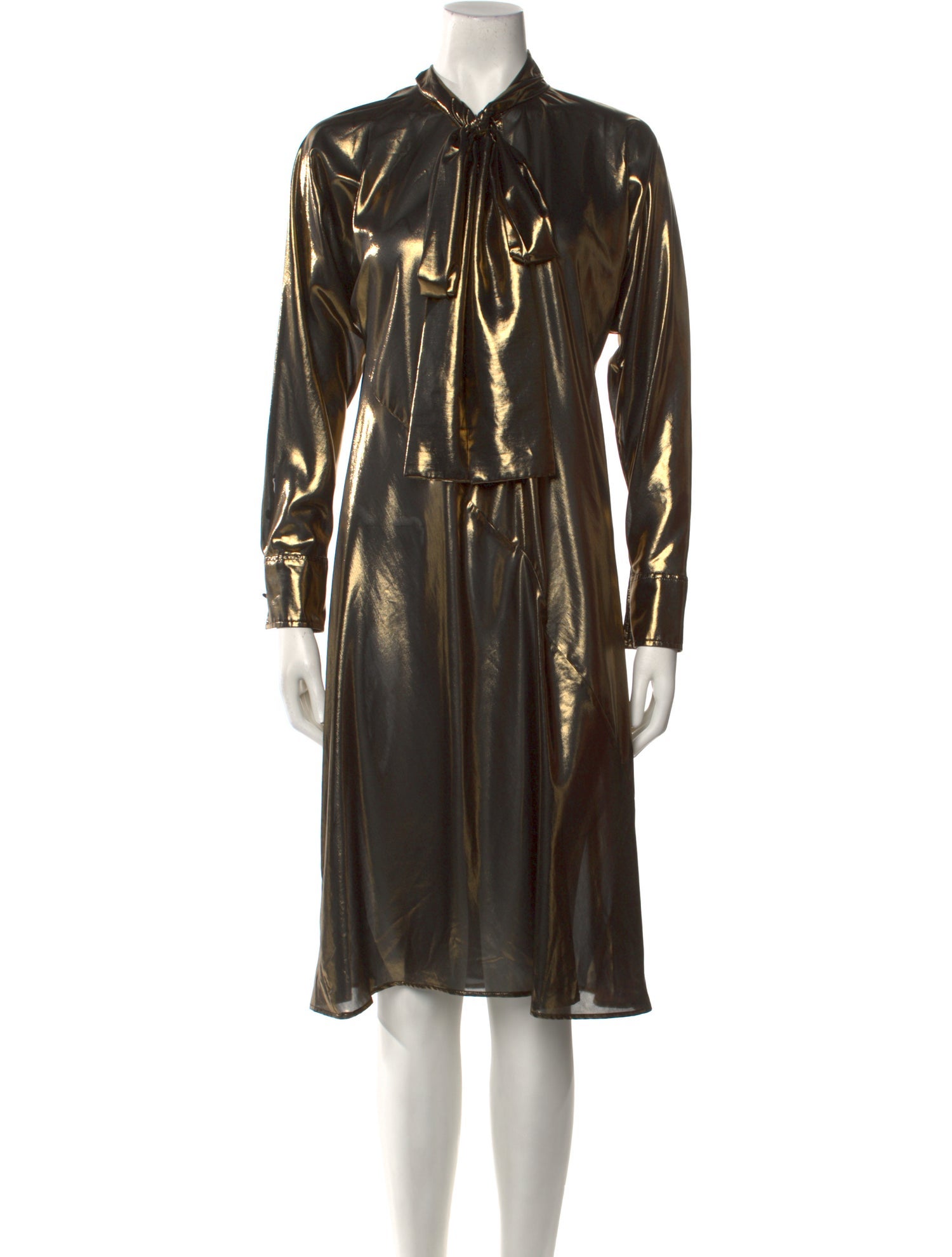 palmer//harding Mock Neck Midi Length Dress