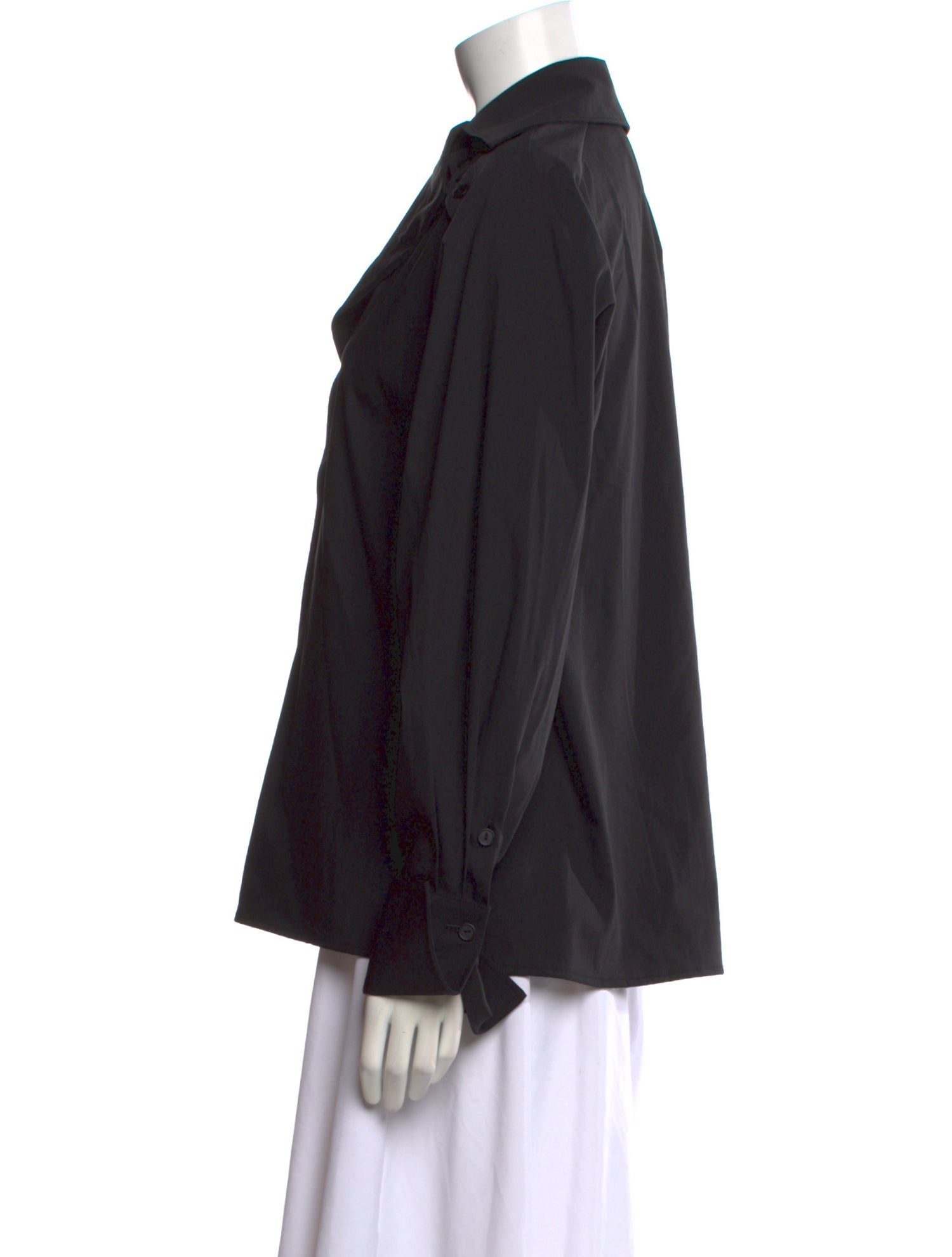 palmer//harding Wool V-Neck Blouse