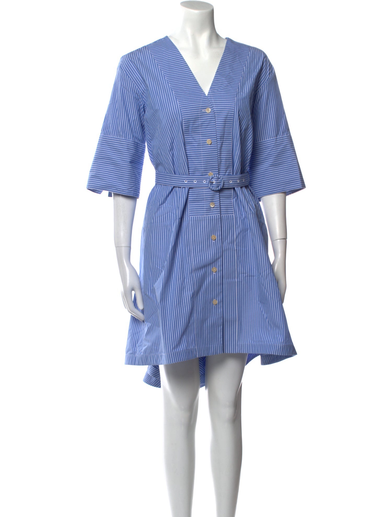 palmer//harding Striped Midi Length Dress