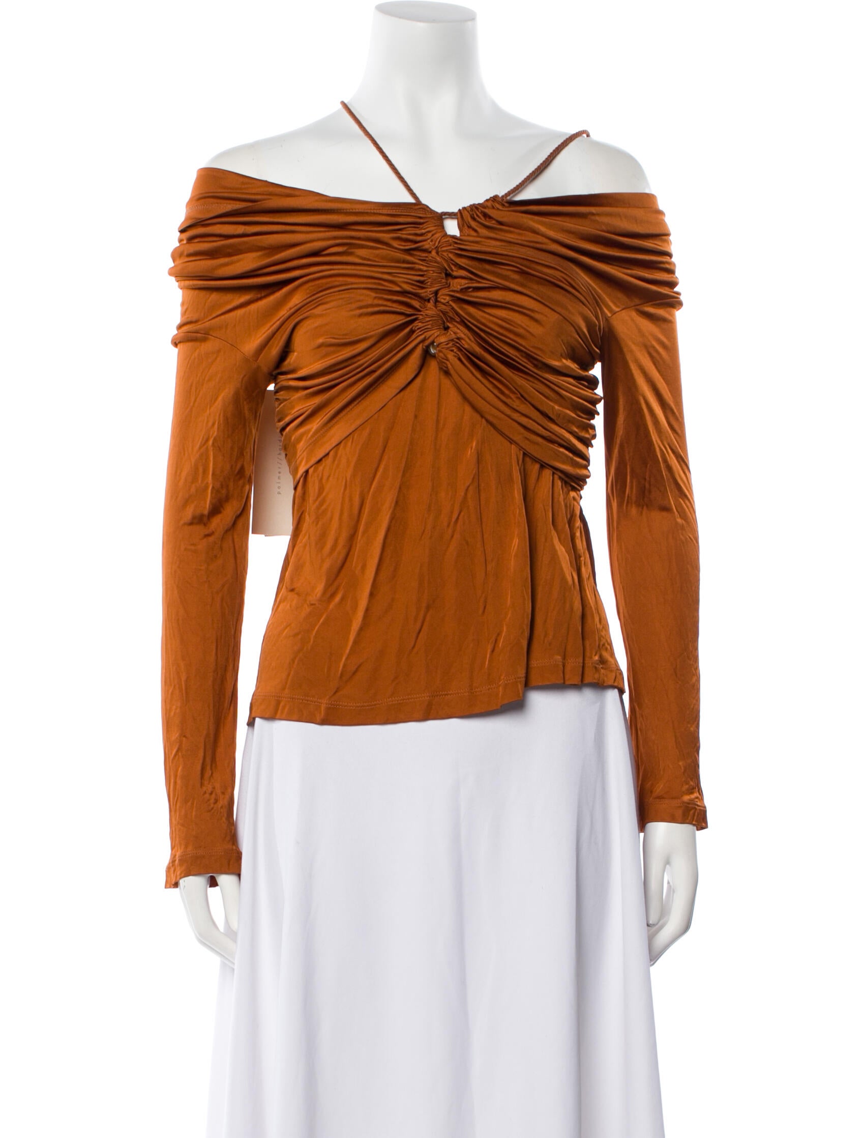 palmer//harding Off-The-Shoulder Long Sleeve Blouse w/ Tags