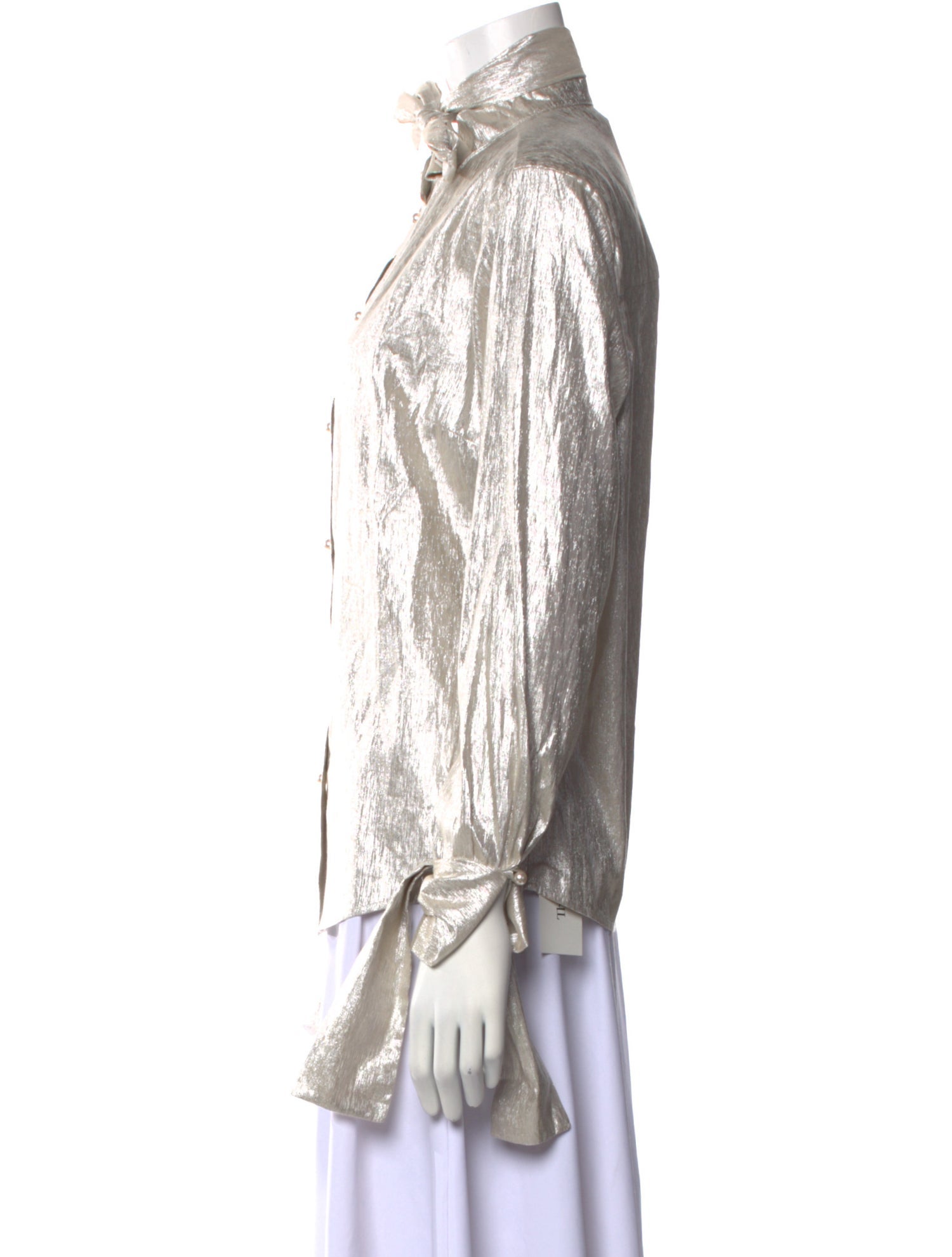 palmer//harding Mock Neck Long Sleeve Blouse w/ Tags