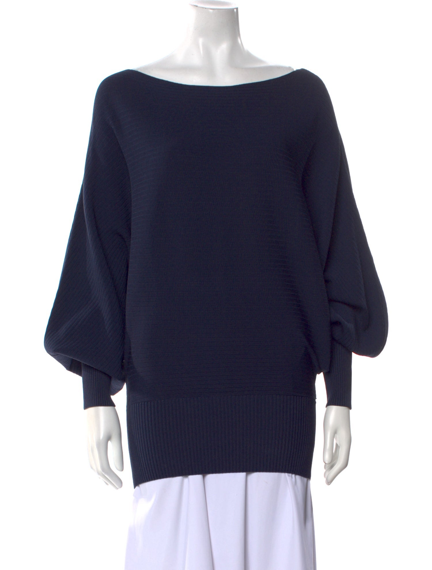 palmer//harding Bateau Neckline Three-Quarter Sleeve Sweatshirt