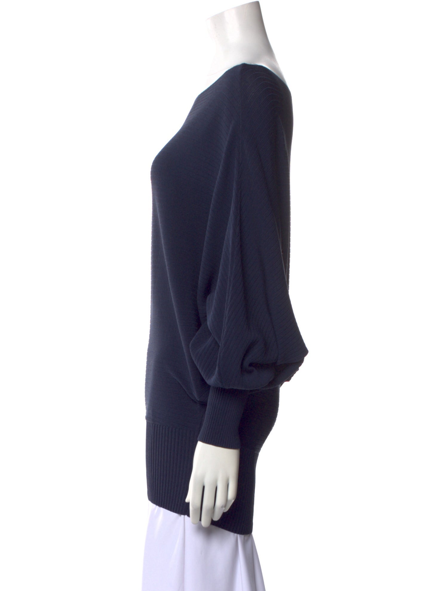 palmer//harding Bateau Neckline Three-Quarter Sleeve Sweatshirt