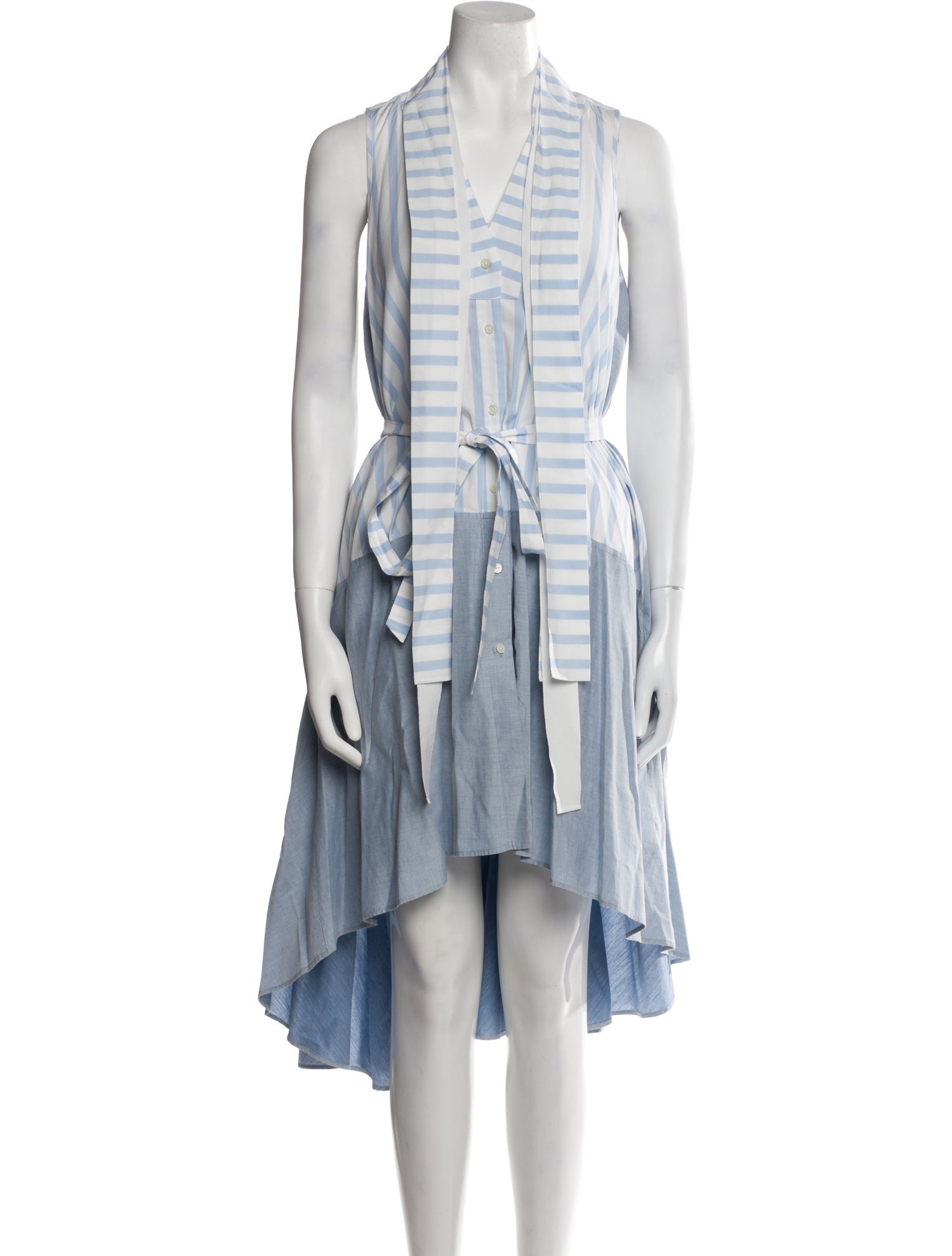 palmer//harding Striped Midi Length Dress