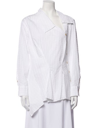 palmer//harding Long Sleeve Button-Up Top