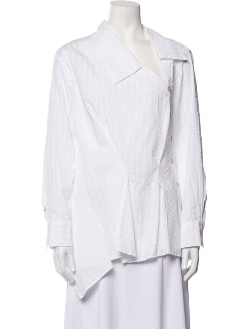 palmer//harding Long Sleeve Button-Up Top