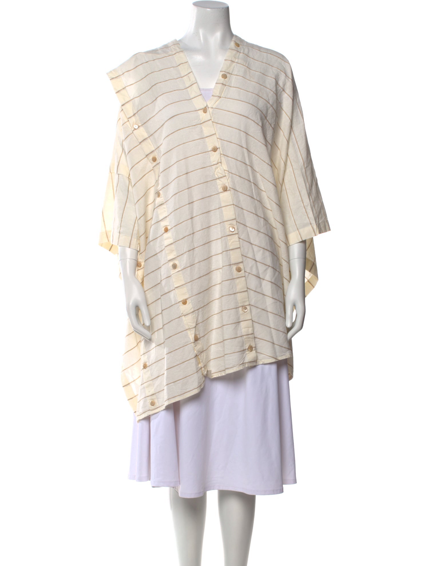 palmer//harding Striped V-Neck Tunic