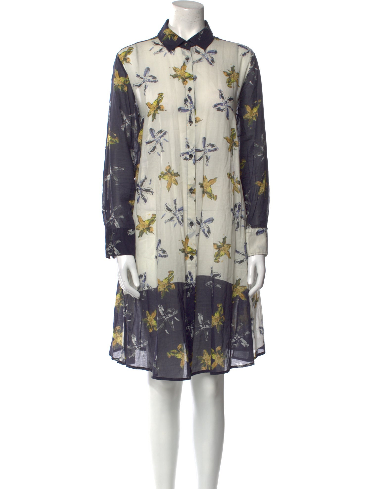 palmer//harding Floral Print Knee-Length Dress