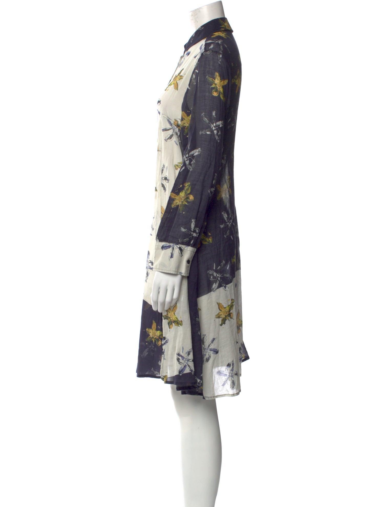 palmer//harding Floral Print Knee-Length Dress