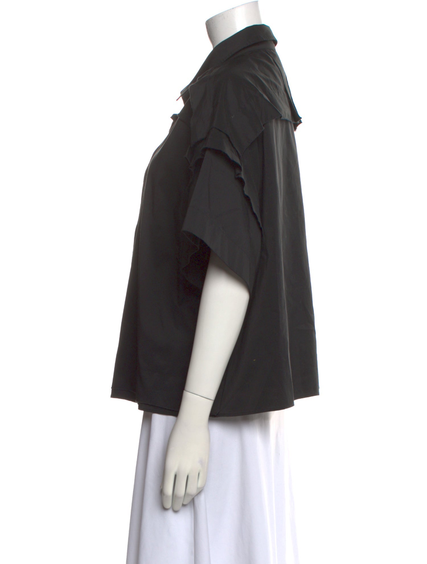 palmer//harding Short Sleeve Button-Up Top