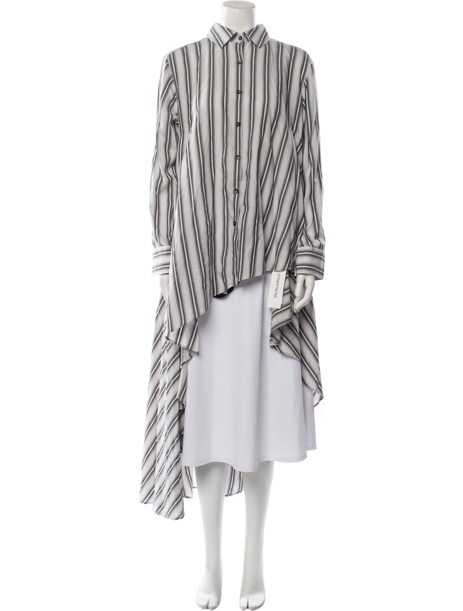 palmer//harding Striped Mock Neck Tunic w/ Tags