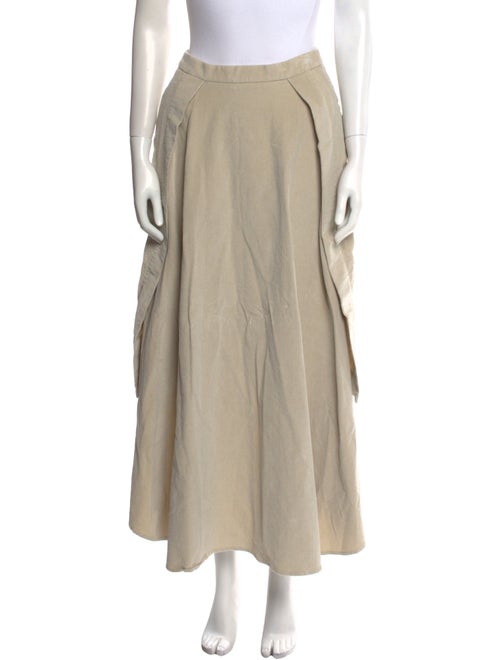 palmer//harding Linen Midi Length Skirt
