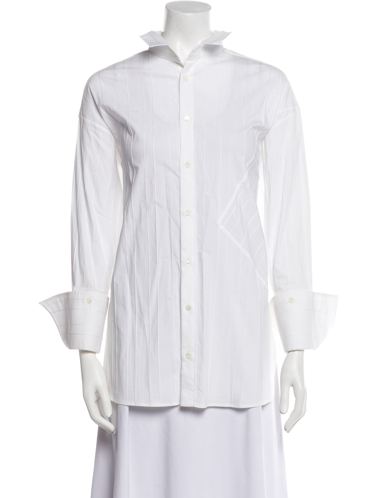 palmer//harding Three-Quarter Sleeve Button-Up Top
