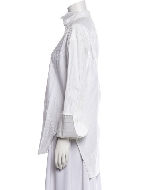 palmer//harding Three-Quarter Sleeve Button-Up Top