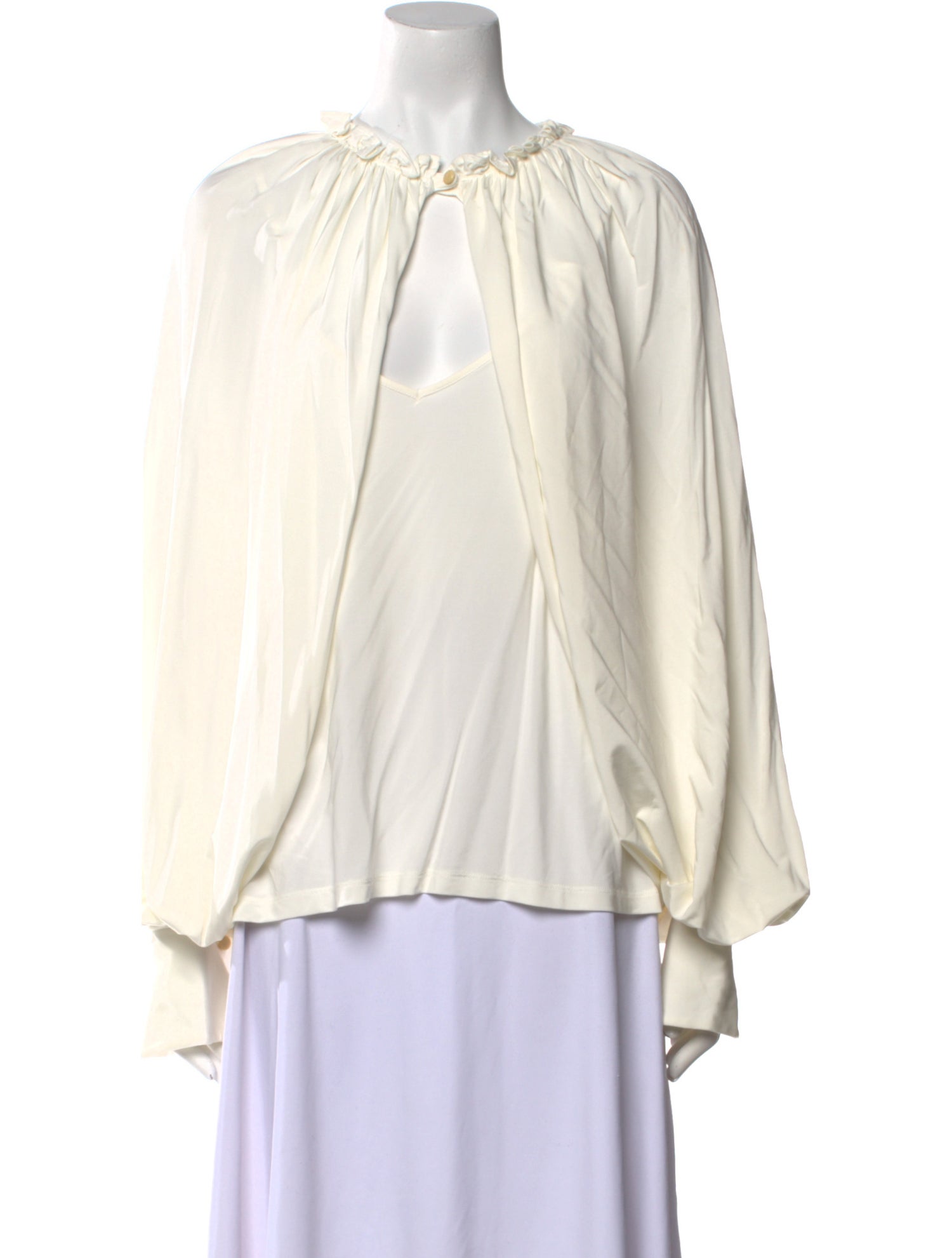 palmer//harding Scoop Neck Long Sleeve Blouse