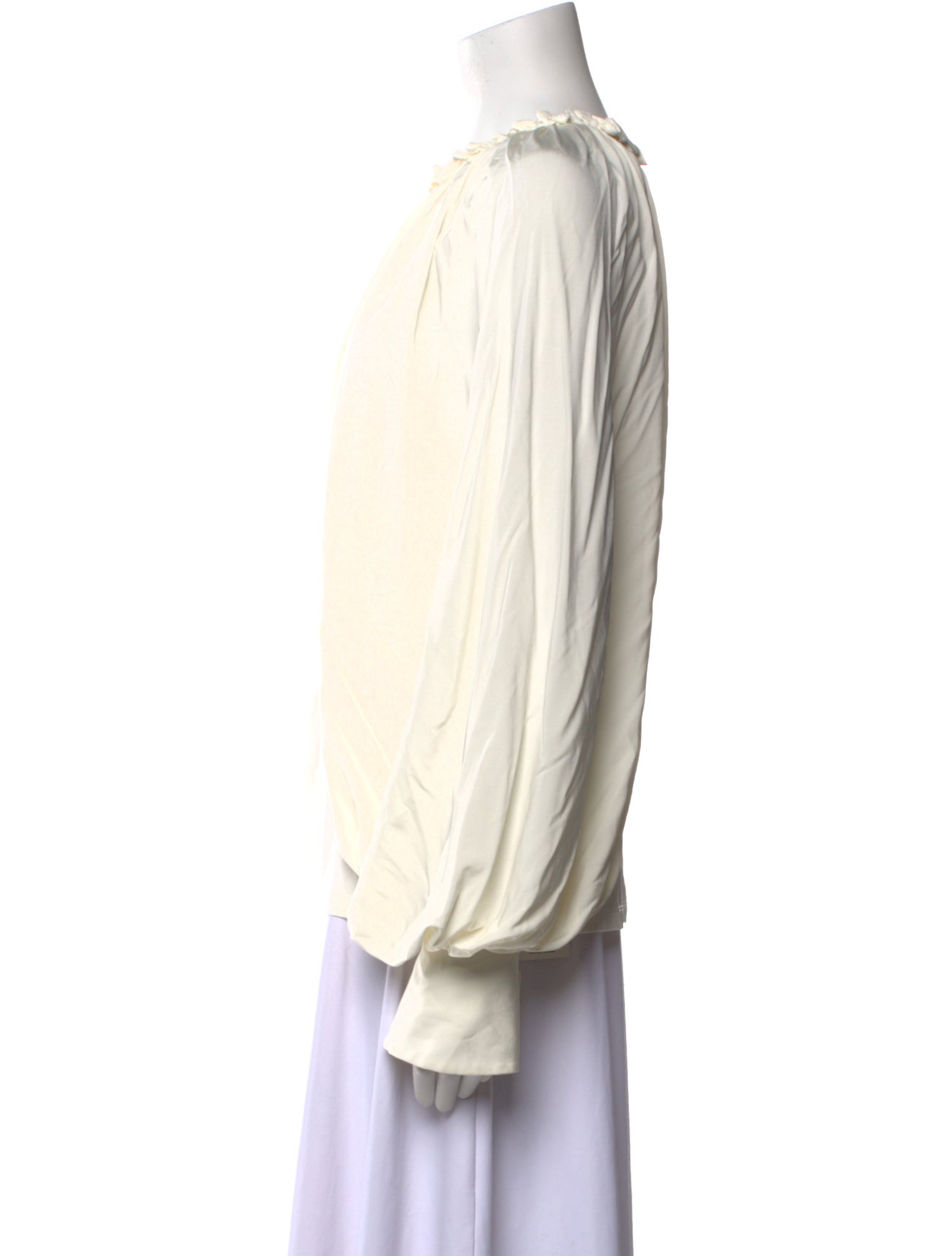 palmer//harding Scoop Neck Long Sleeve Blouse