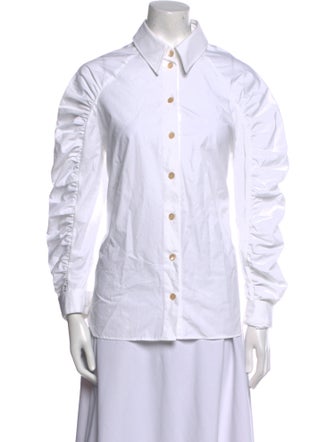 palmer//harding Long Sleeve Button-Up Top