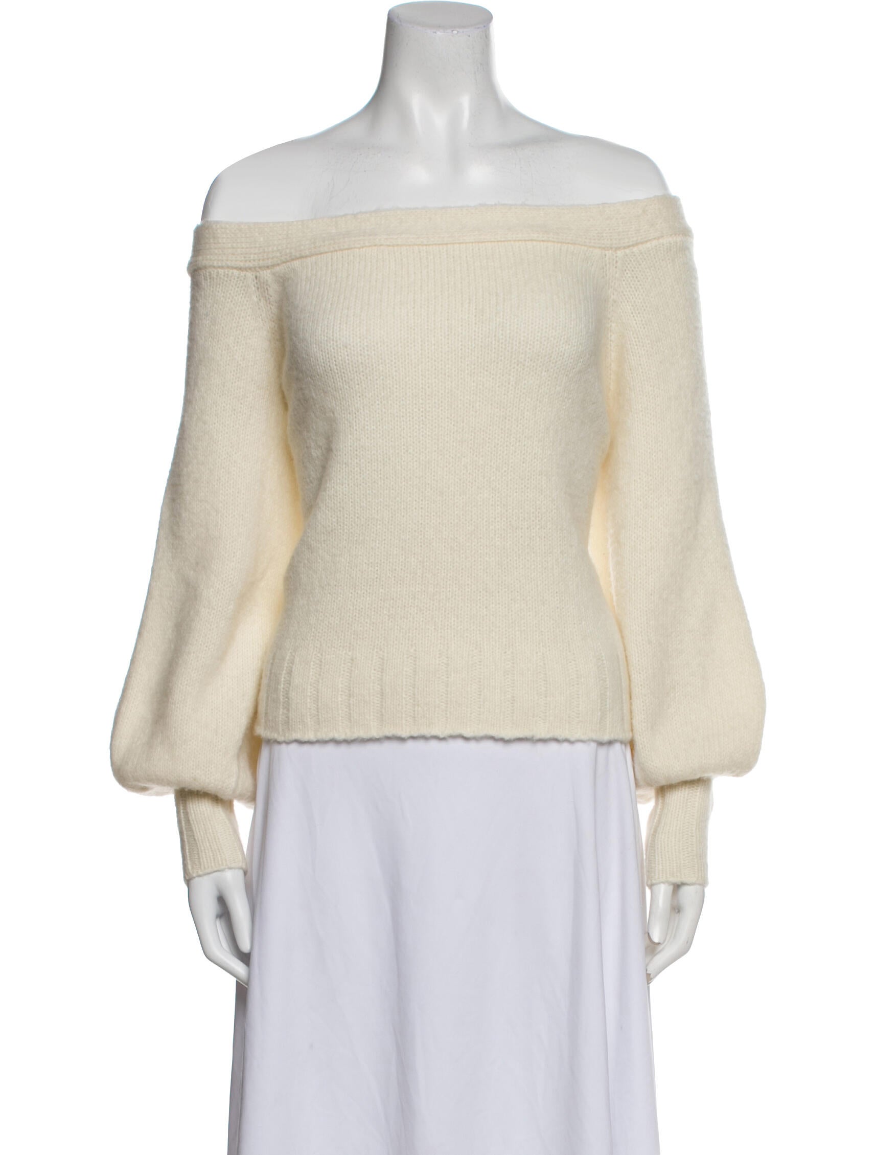 palmer//harding Wool Off-The-Shoulder Sweater
