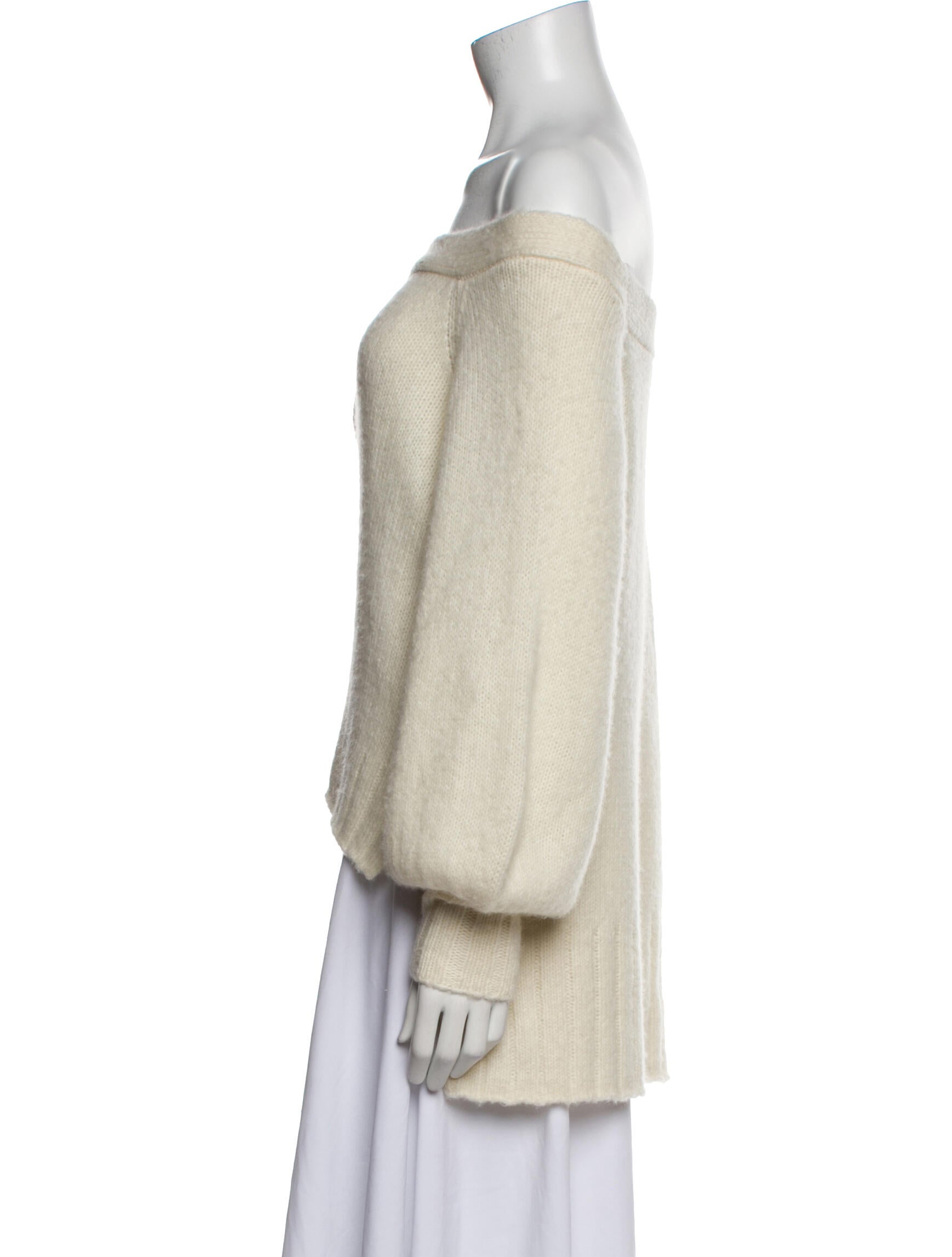 palmer//harding Wool Off-The-Shoulder Sweater