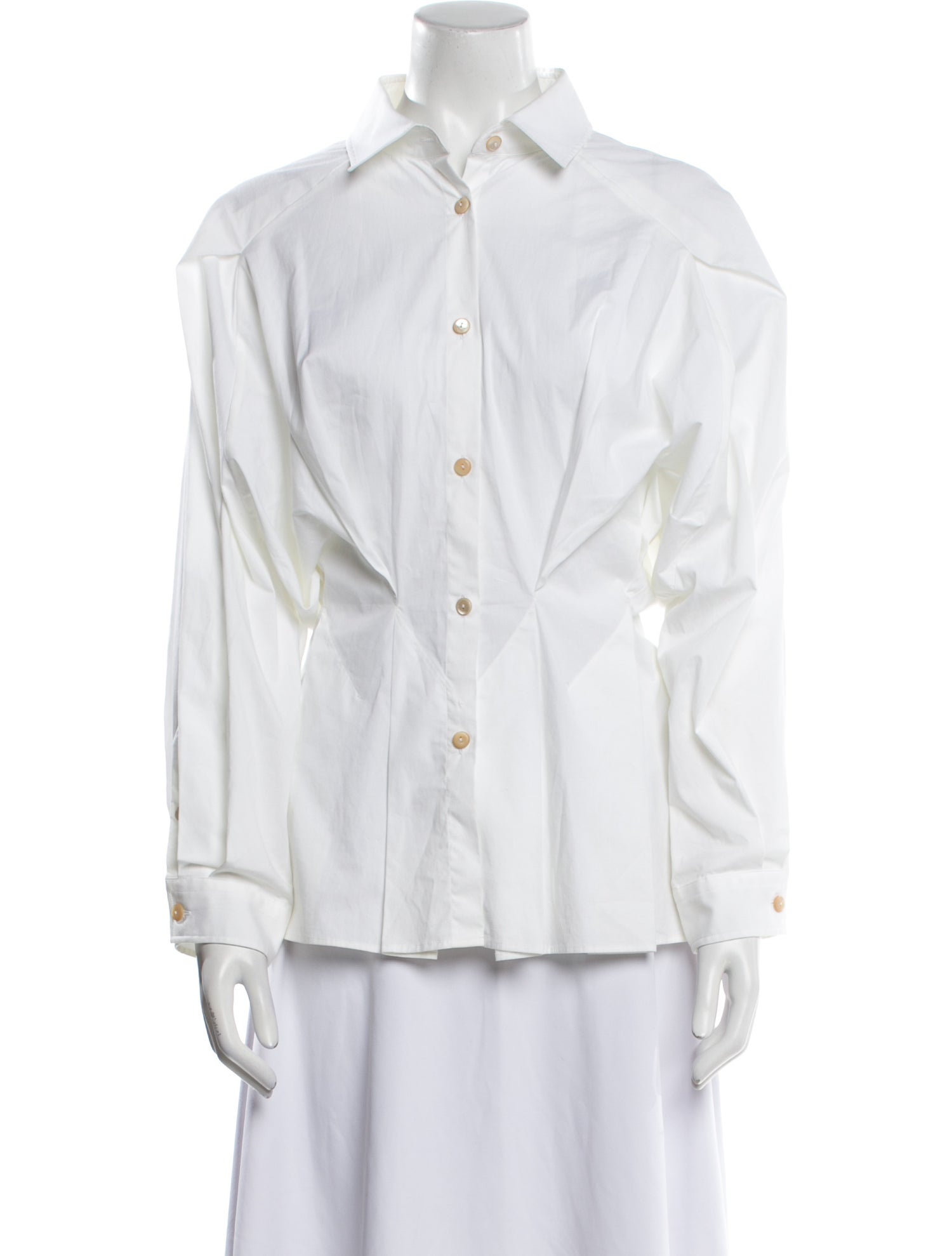 palmer//harding Long Sleeve Button-Up Top
